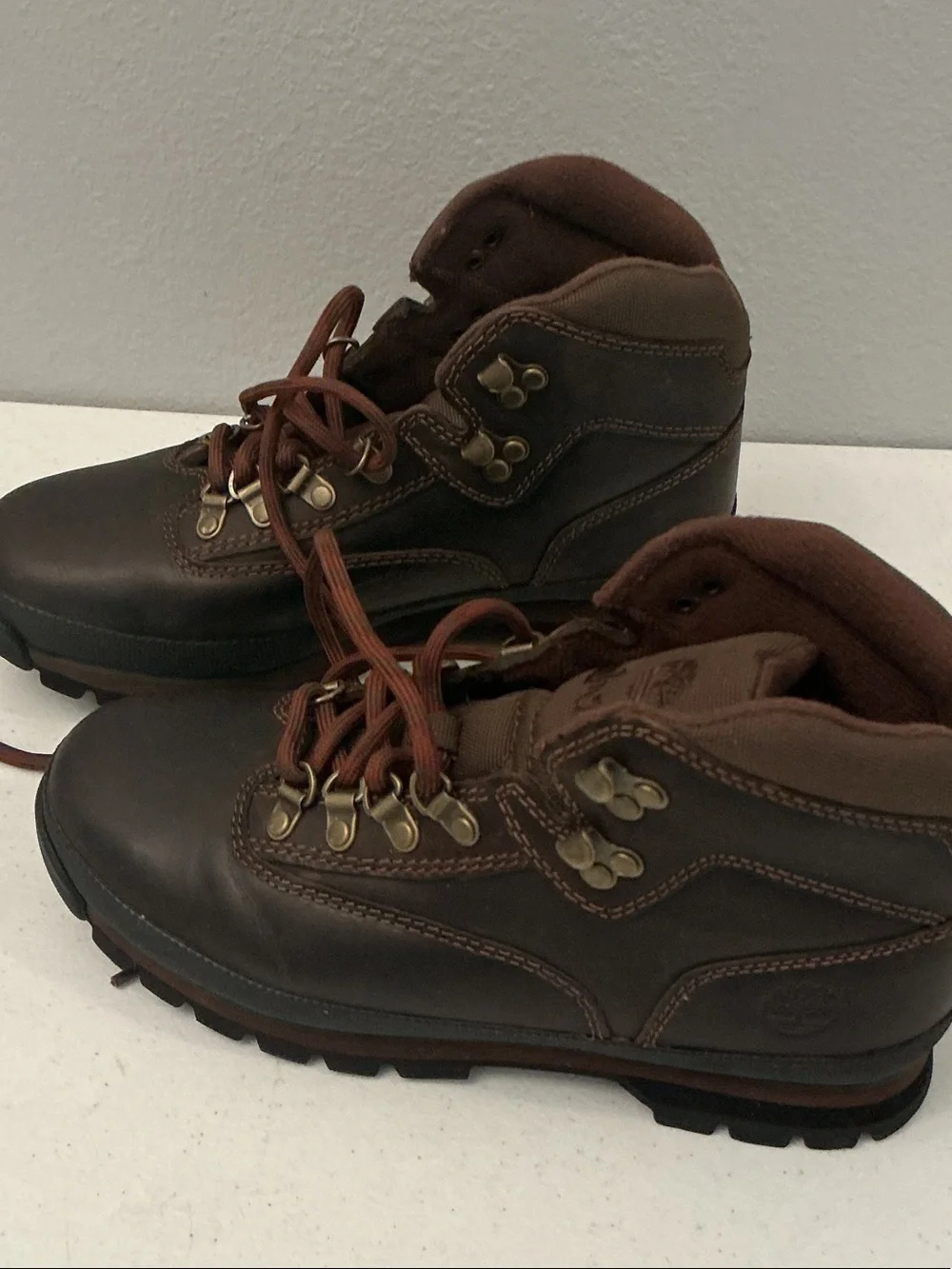 Timberland Dark Brown Leather Women’s Outdoor Boots